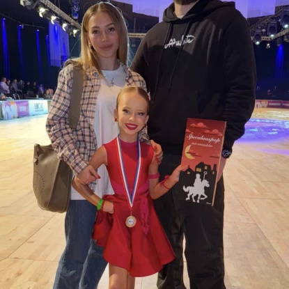 Танцівниця з Миколаєва Ліза Сеник на чемпіонаті світу в Нідерландах. Фото: Олена Сеник