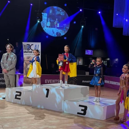 Танцівниця з Миколаєва Ліза Сеник на чемпіонаті світу в Нідерландах. Фото: Олена Сеник