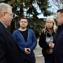 Антон Табунщик відвідав Коблеве: обговорили наявні можливості та перспективи розвитку громади. Фото: Миколаївська обласна рада