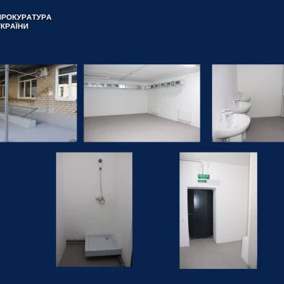 Стан укриття в районній лікарні Березанки після ремонту. Фото: Миколаївська обласна прокуратура