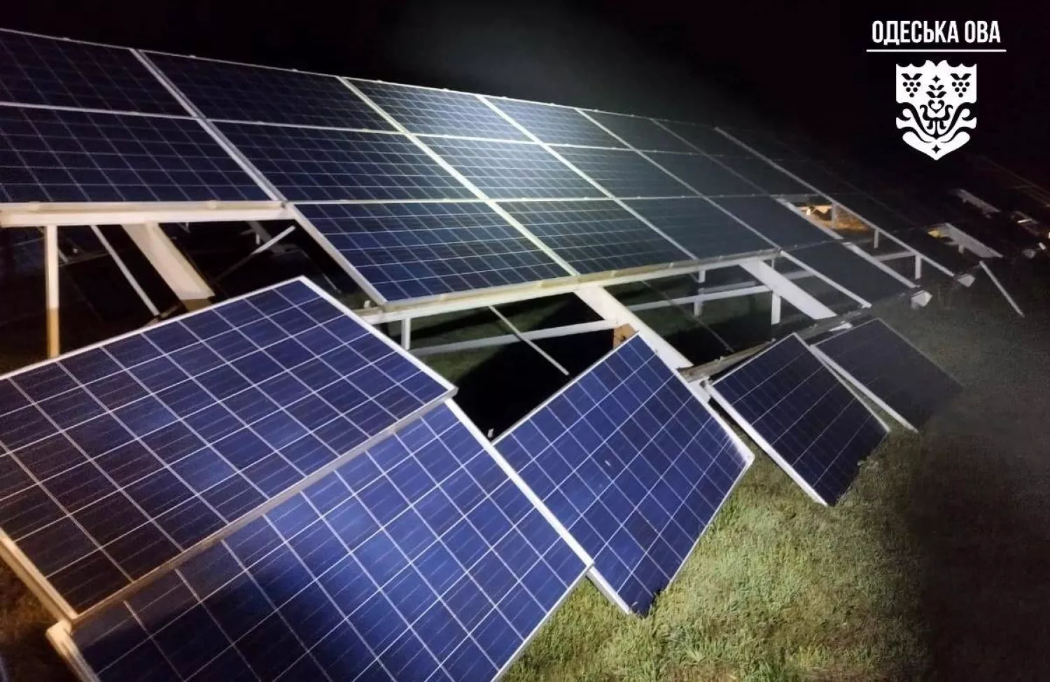 Обстріл Одещини 16 листопада. Фото: Одеська ОВА