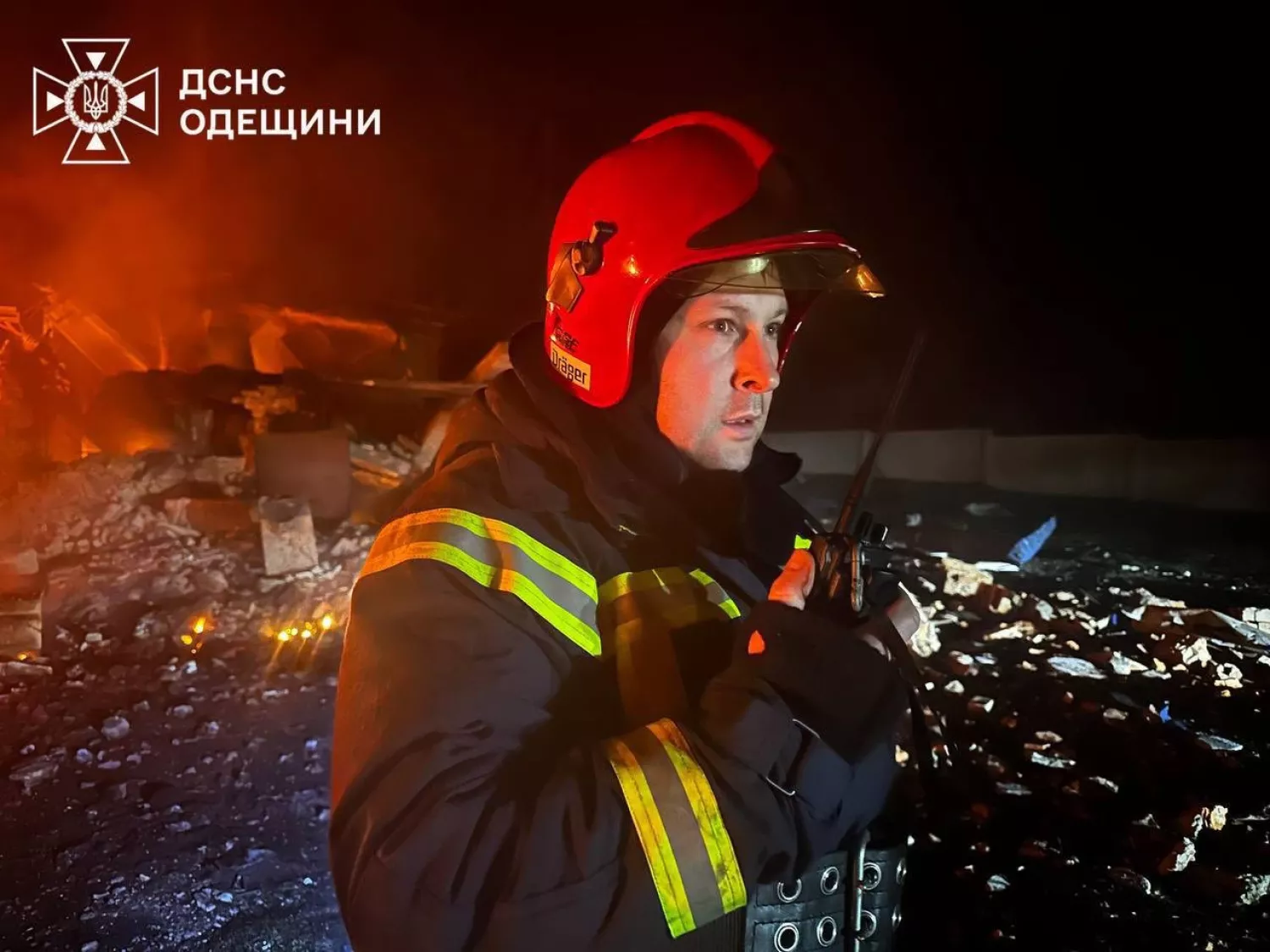 Наслідки обстрілу Одещини. Фото: ДСНС