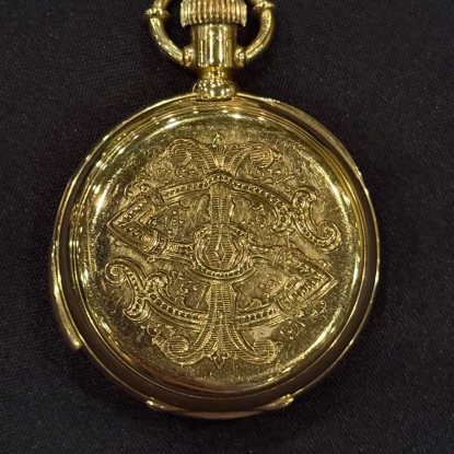Золотий кишеньковий годинник Ізідора Штрауса. Фото: Henry Aldridge & Son