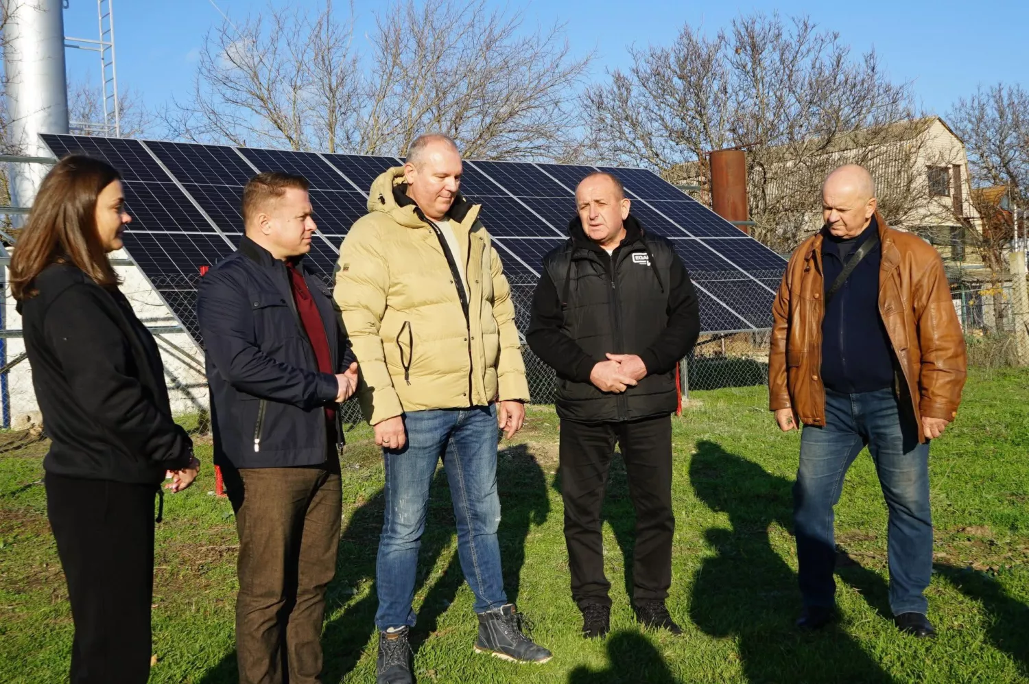 У Себине встановили нову водонапірну вежу. Фото: Миколаївська обласна рада