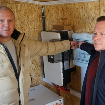 У Себине встановили нову водонапірну вежу. Фото: Миколаївська обласна рада