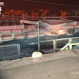 Наслідки обстрілу Одещини 17 листопада. Фото: Одеська ОВА