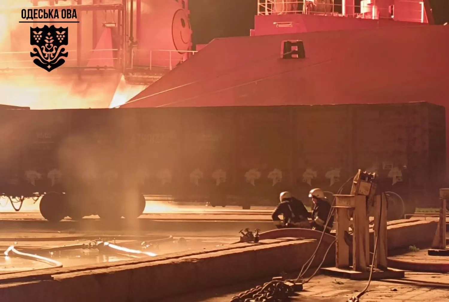 Наслідки обстрілу Одещини 17 листопада. Фото: Одеська ОВА