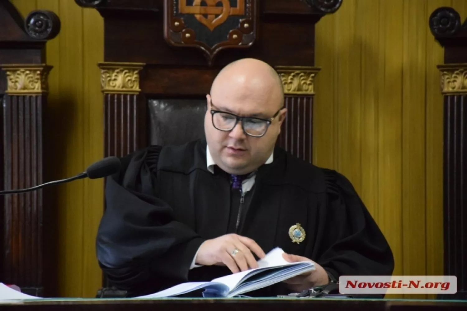 Голова Заводського районного суду Сергій Щербина. Фото: Новости N