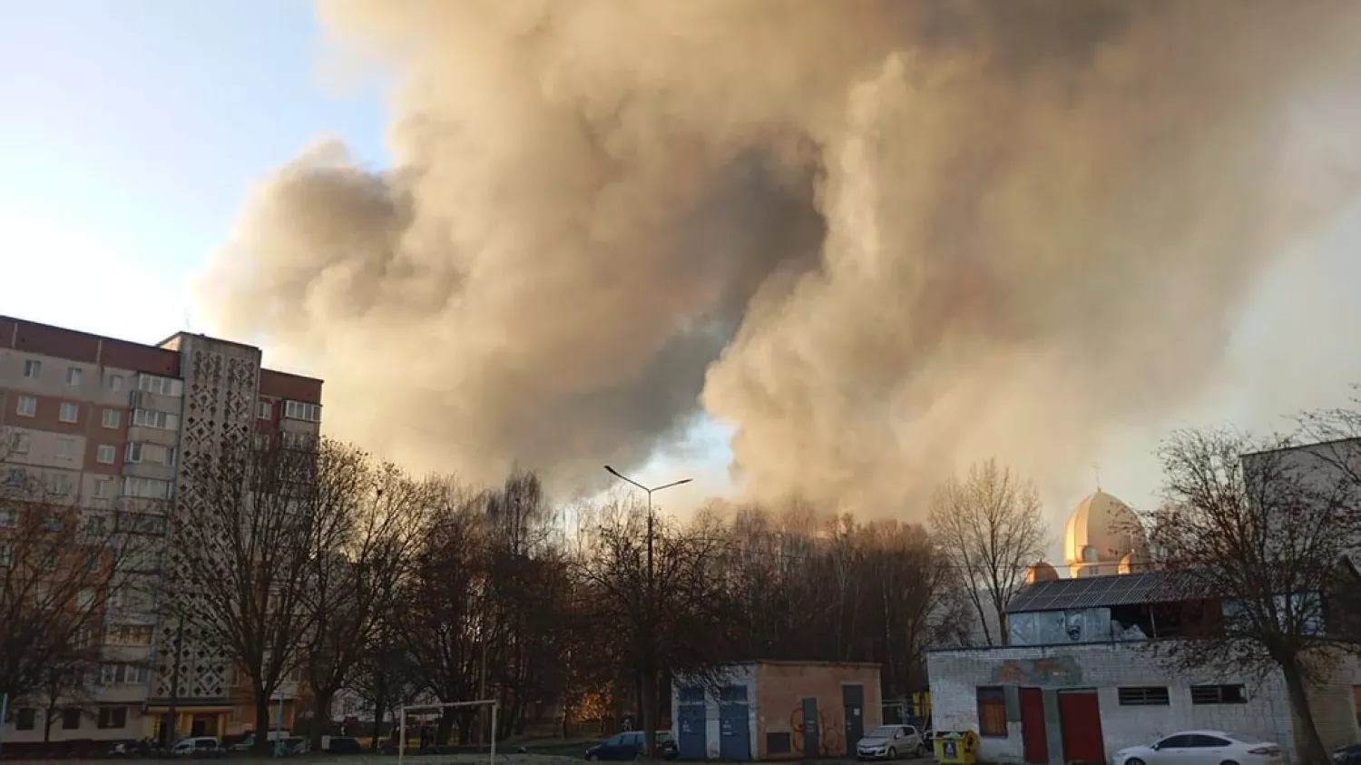 Наслідки російського обстрілу Тернополя. Фото: «Суспільне Тернопіль»