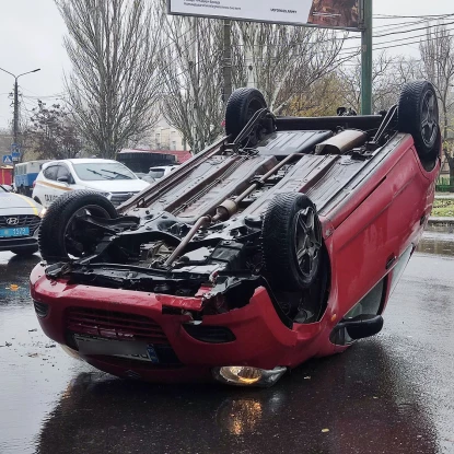 ДТП у Миколаєві 19 листопада. Фото: «МикВісті»