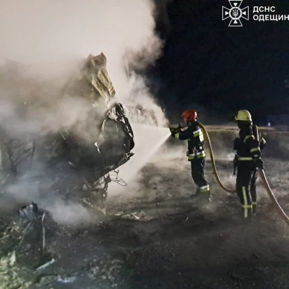 Наслідки атаки РФ по Одещині 2 листопада. Фото: ДСНС