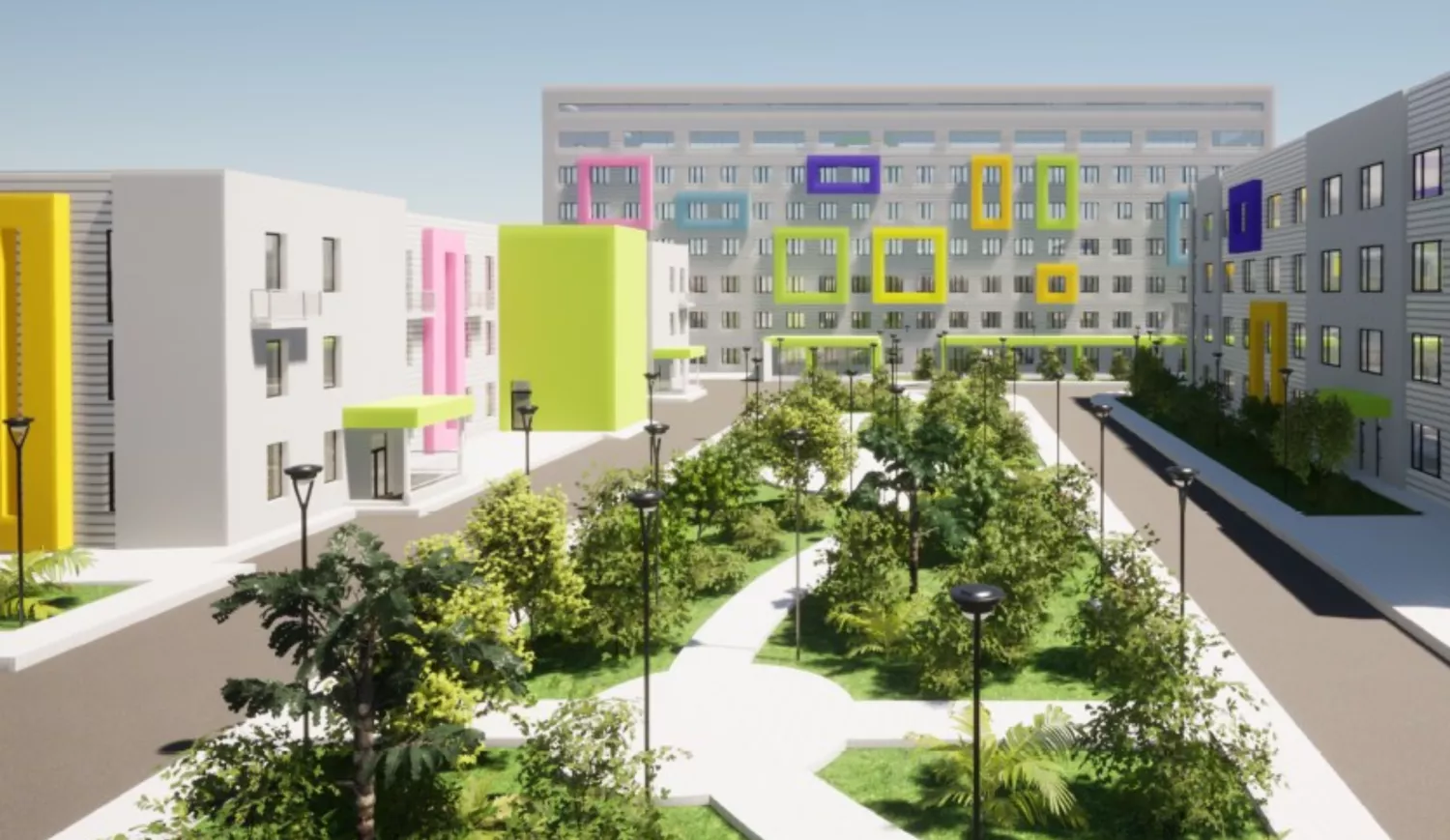 Проєкт реконструкції КНП «Миколаївська обласна дитяча клінічна лікарня», скриншот з підсумкової презентації Миколаївської ОВА