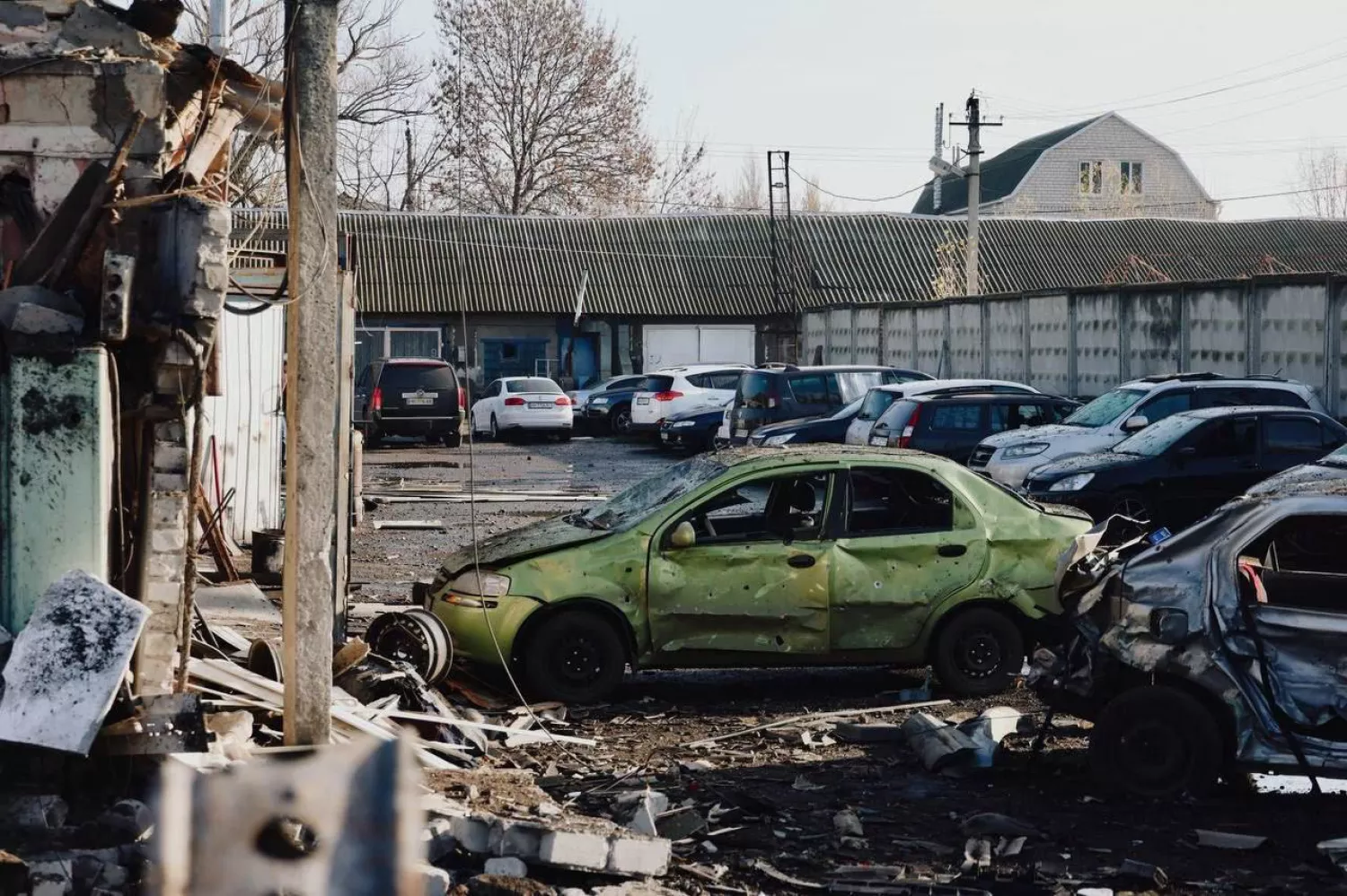 Наслідки обстрілу Одещини 21 листопада. Фото: Одеська МВА