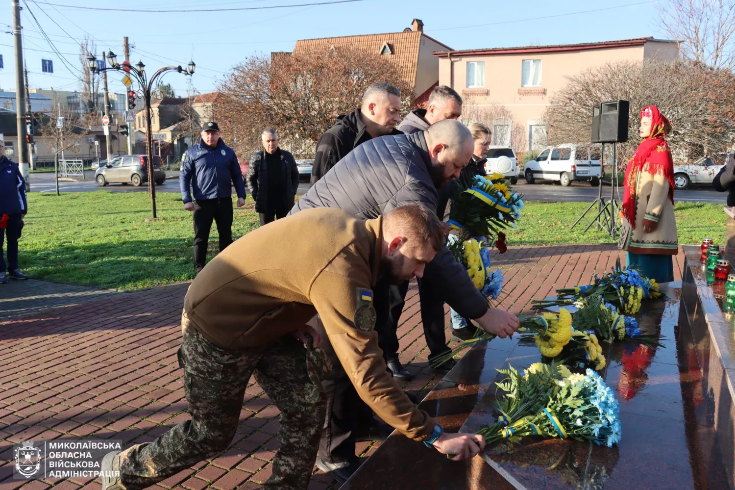У Миколаєві вшанували Героїв Революції Гідності. Фото: Миколаївська ОВА