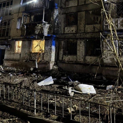 Наслідки атаки на Дніпро Telegram / Владислав Гайваненко Наслідки атаки на Дніпро Telegram / Владислав Гайваненко Наслідки атаки на Дніпро. Фото: Владислав Гайваненко/Telegram