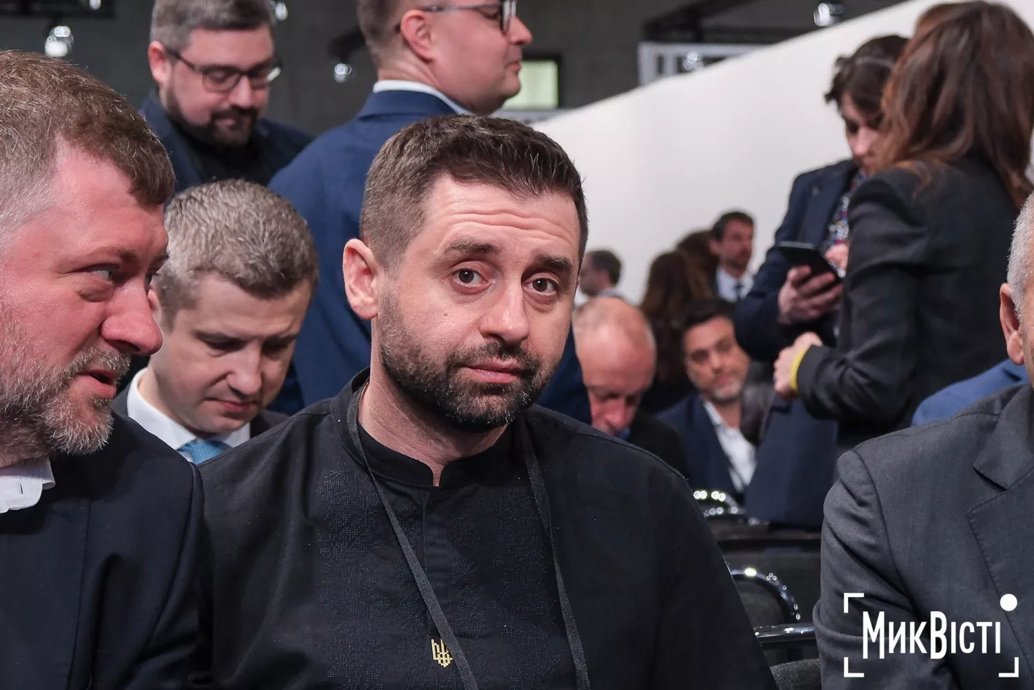 Голова фракції «Слуга народу» Давид Арахамія. Фото: МикВісті