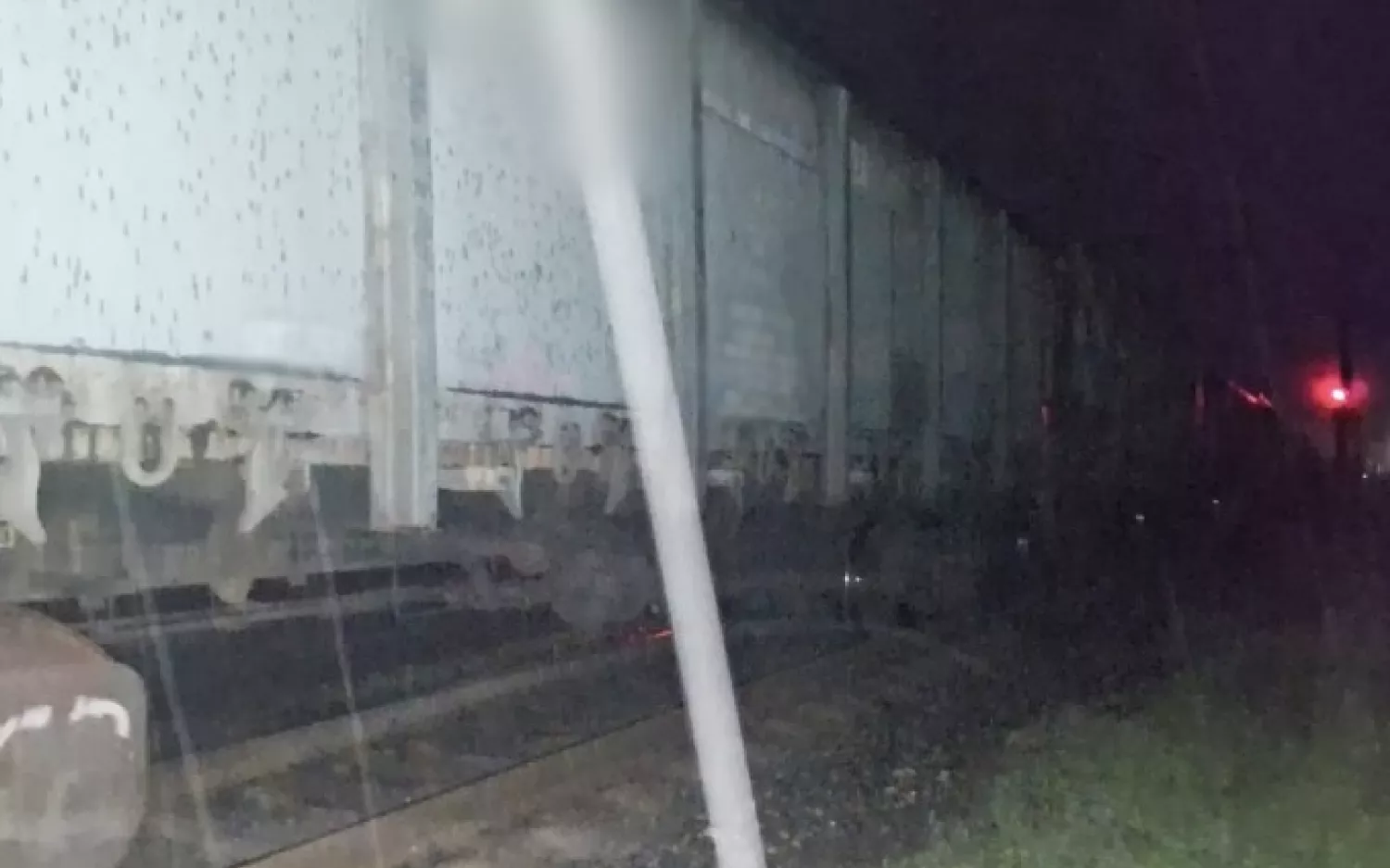 На Одещині вантажний потяг збив жінку. Фото: Нацполіція