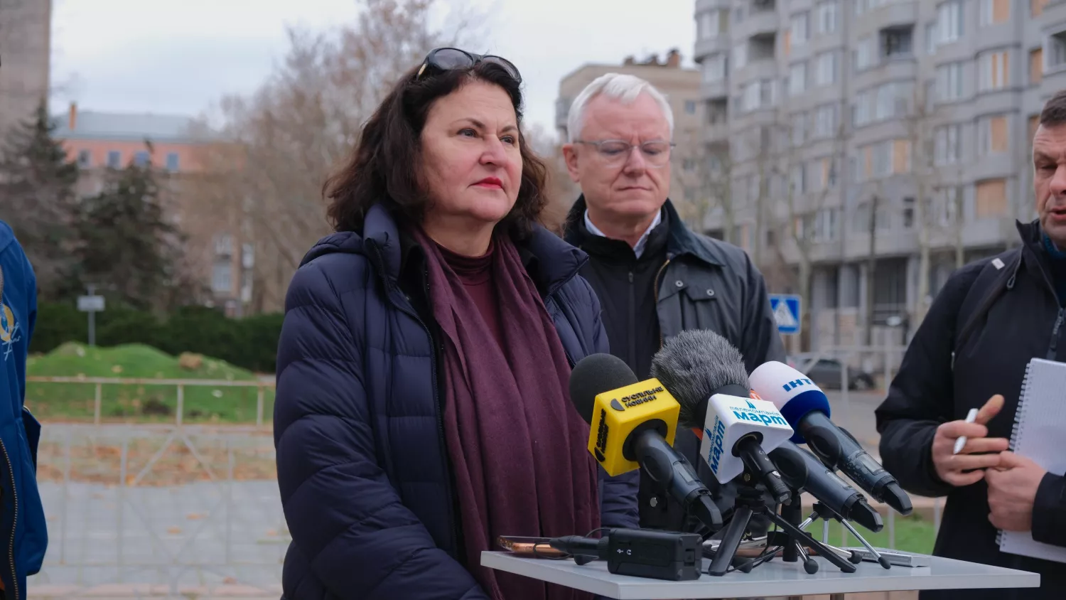 Посол Європейського Союзу в Україні Катаріна Матернова в Миколаєві. Фото: МикВісті