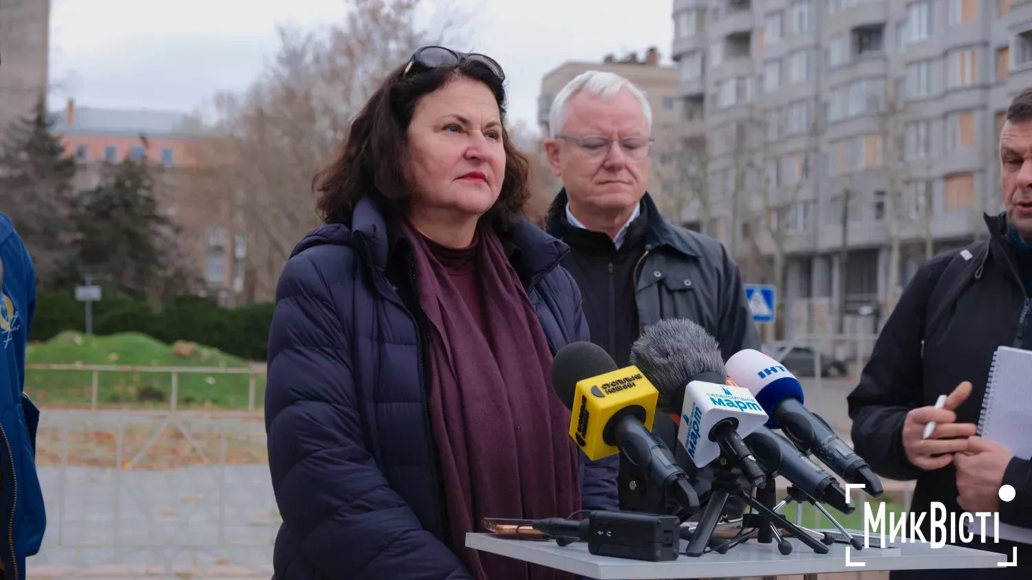 Посол Європейського Союзу в Україні Катаріна Матернова в Миколаєві. Фото: МикВісті