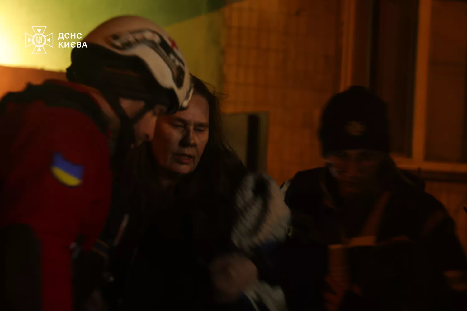 Обстріл Києва 25 листопада. Фото: ДСНС