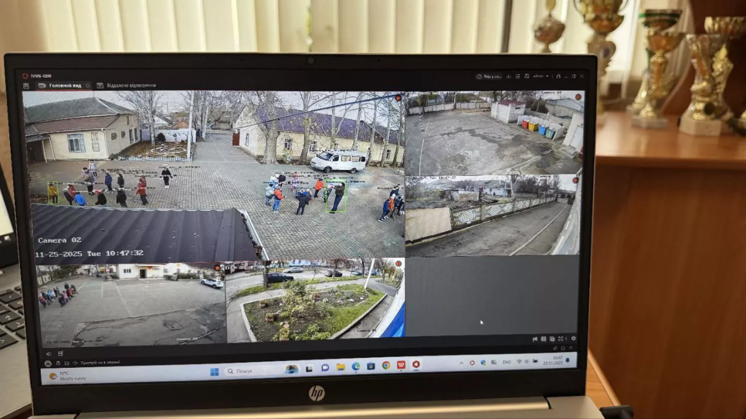 У спецшколі Вознесенська встановили систему відеоспостереження . Фото: Вознесенська міськрада