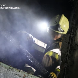 Пожежа на Миколаївщині. Фото: ДСНС