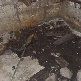 Фото поржавілої ділянки труби, опубліковані в контакт-центрі при Миколаївській міській раді