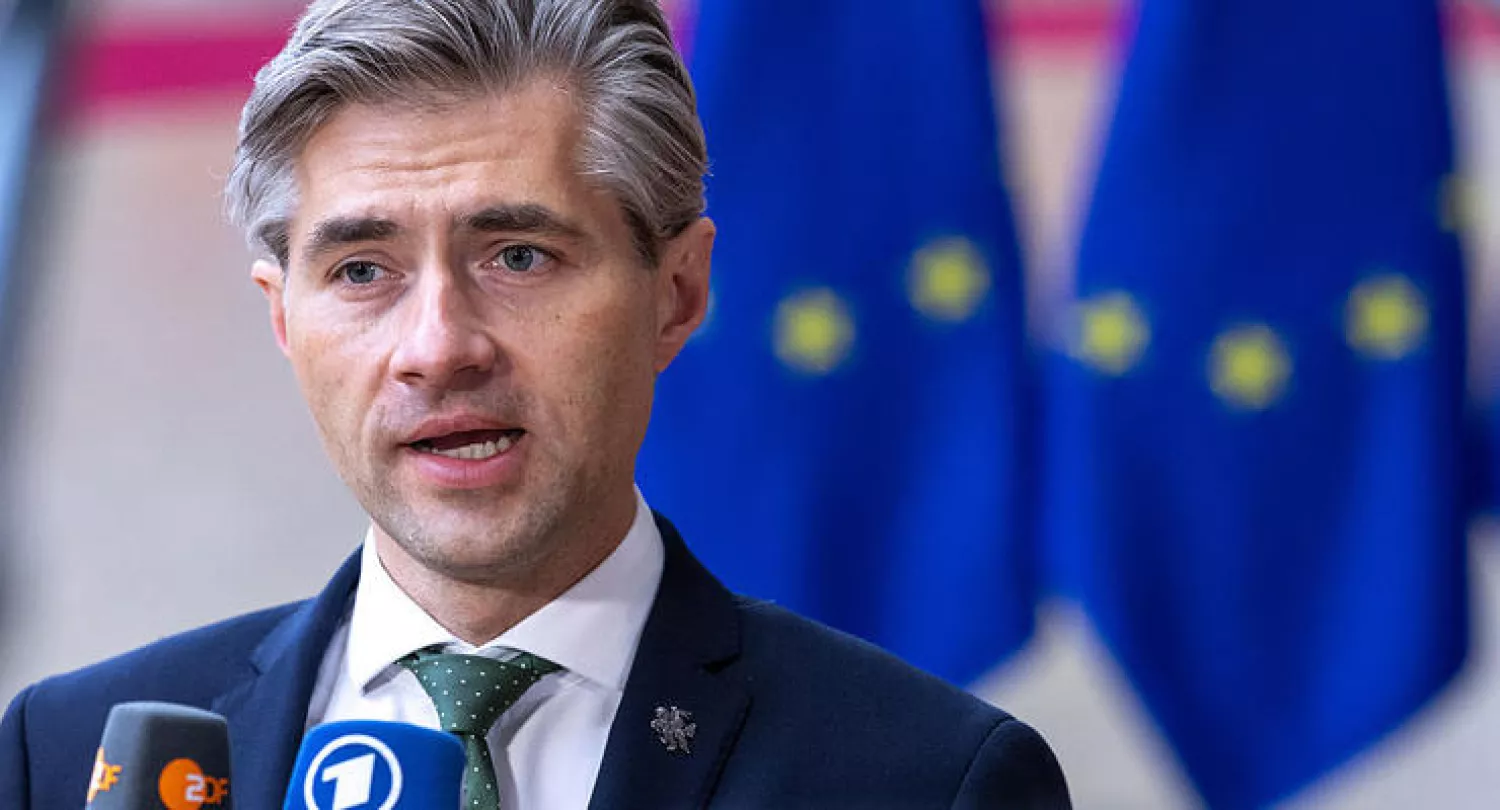 Міністр закордонних справ Литви Кястутіс Будріс заявили, що перекроювання кордонів України загрожує всій Європі. Фото: Getty images