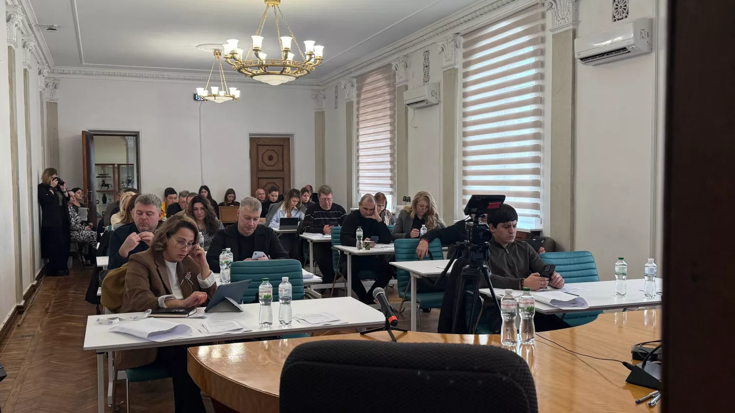 Депутати зібралися на сесію Миколаївської міської ради. Фото: 