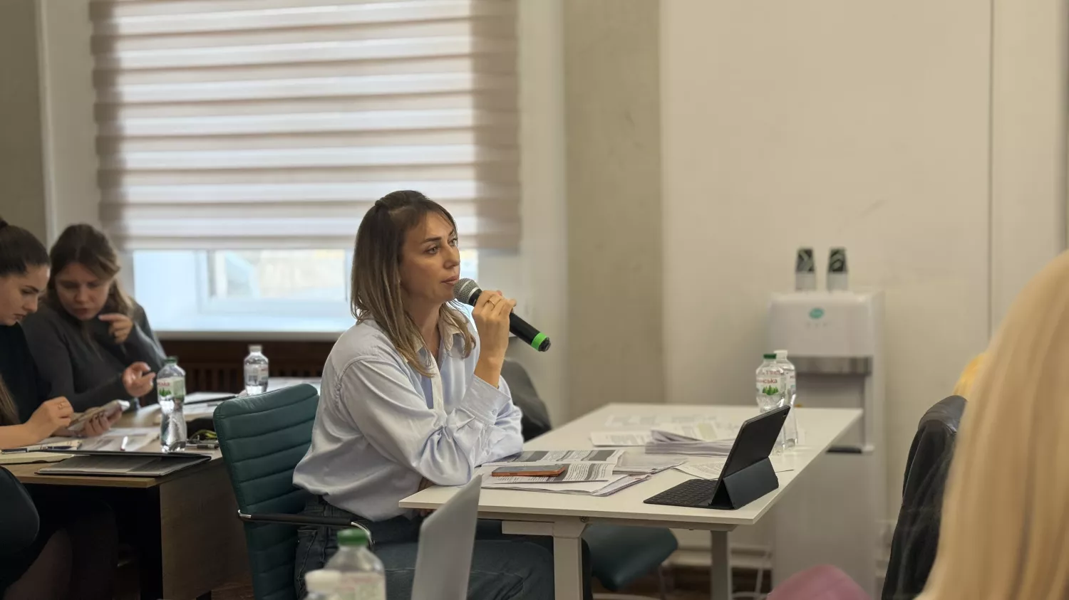 Тетяна Домбровська на сесії міської ради. Фото: 