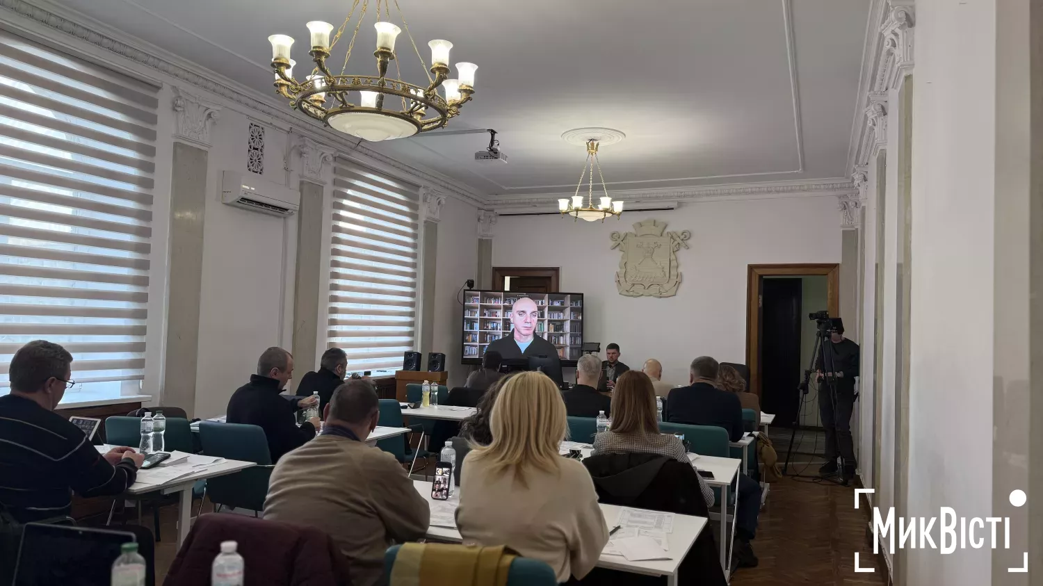 Сєнкевич відреагував на критику роботи комісії з питань ЖКГ під час сесії міськради. Фото: «МикВісті»