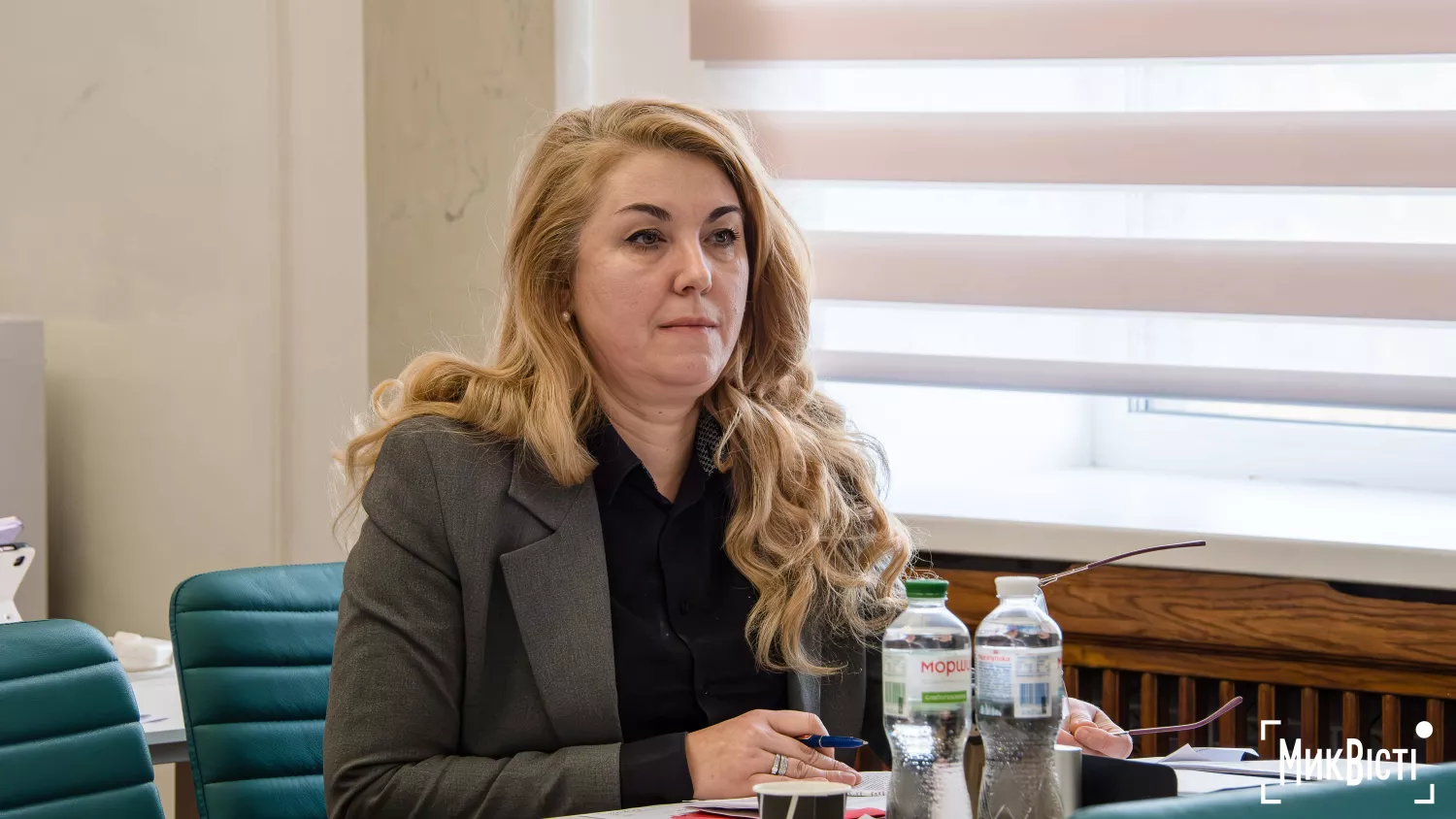 Депутатка Миколаївської міськради, голова фракції «Європейська солідарність» Олена Кісельова. Фото МикВісті