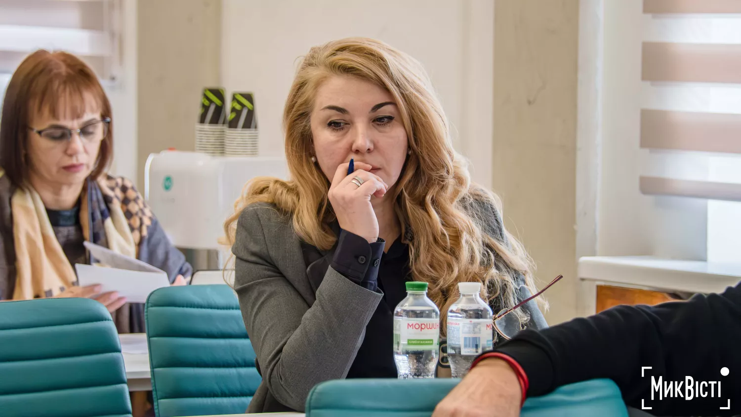 Депутатка Миколаївської міськради, голова фракції «Європейська солідарність» Олена Кісельова. Фото МикВісті