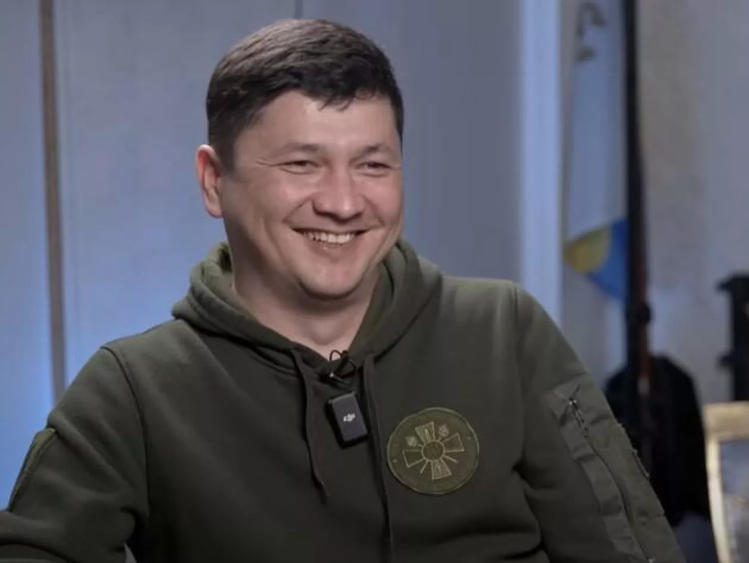 Кім прокоментував звільнення Єрмака. Фото з інтерв'ю для каналу RAMINA