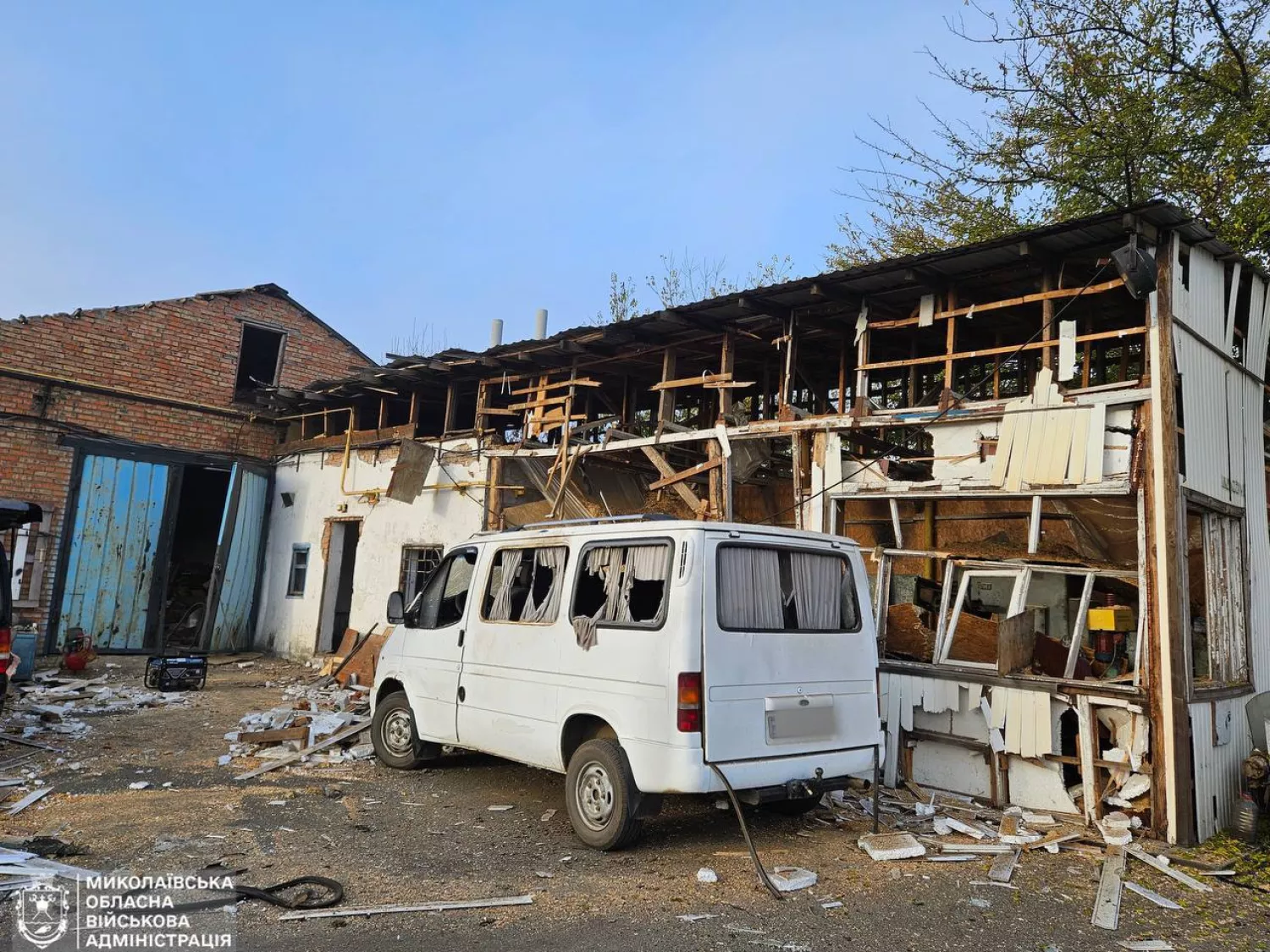 Обстріл Миколаєва 3 листопада 2025 року. Фото: Миколаївська ОВА