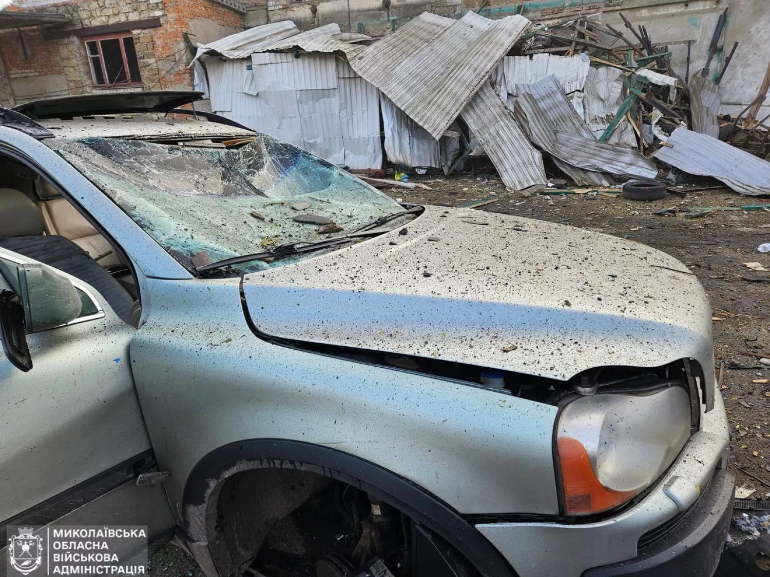 Обстріл Миколаєва 3 листопада 2025 року. Фото: Миколаївська ОВА