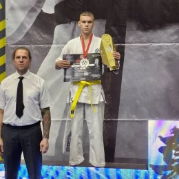 Миколаївські каратисти вибороли друге місце на Кубку України з кіокушин карате. Фото: Федерація кіокушин карате в Миколаївській області