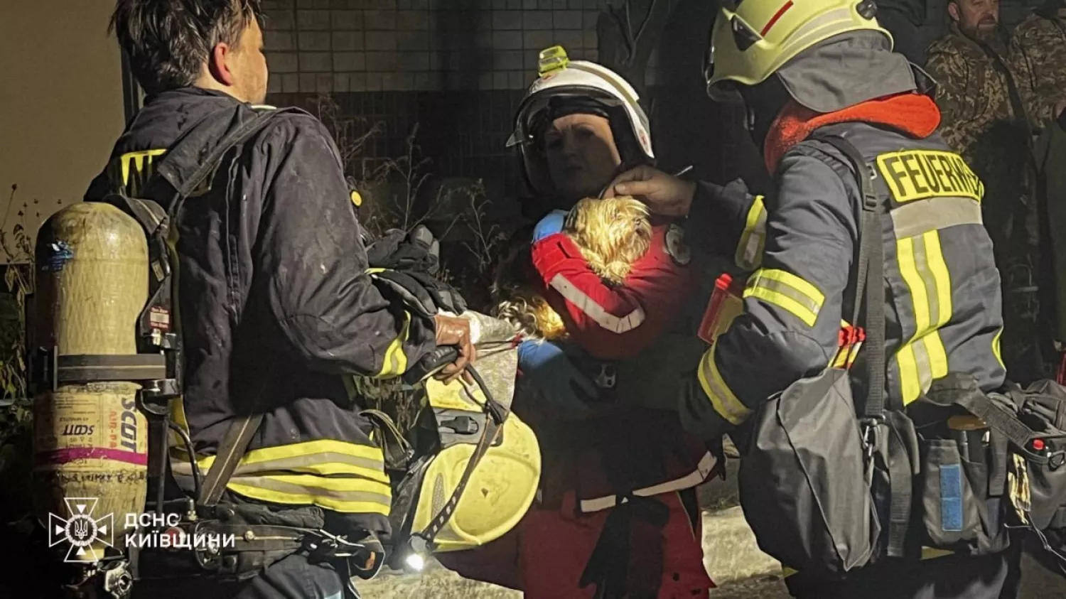 Наслідки атаки. Фото: ДСНС