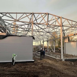 Будівельний майданчик об’єкта ОСВ-1. Фото: Первомайська міська рада