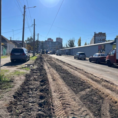 6-а Слобідська стане двосторонньою. Фото: «NikVesti»