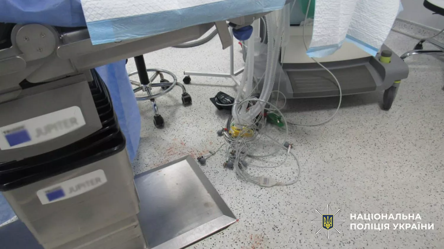 Приміщення кабінету, де, ймовірно, померла молода жінка під час операції. Фото: Поліція Києва