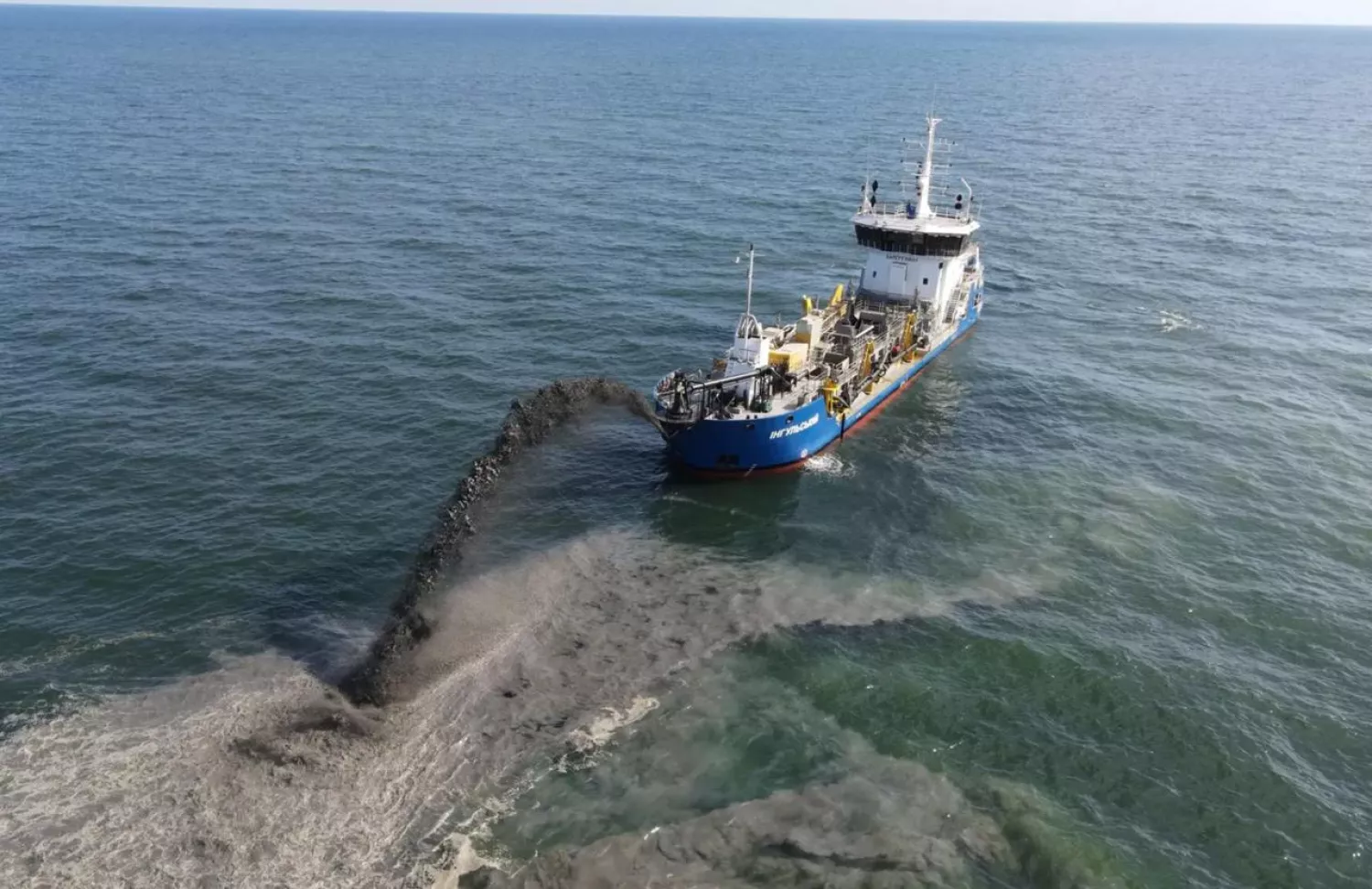 Судно-земснаряд «Інгульський» філії «Дельта-Лоцман». Фото: Marine Traffic