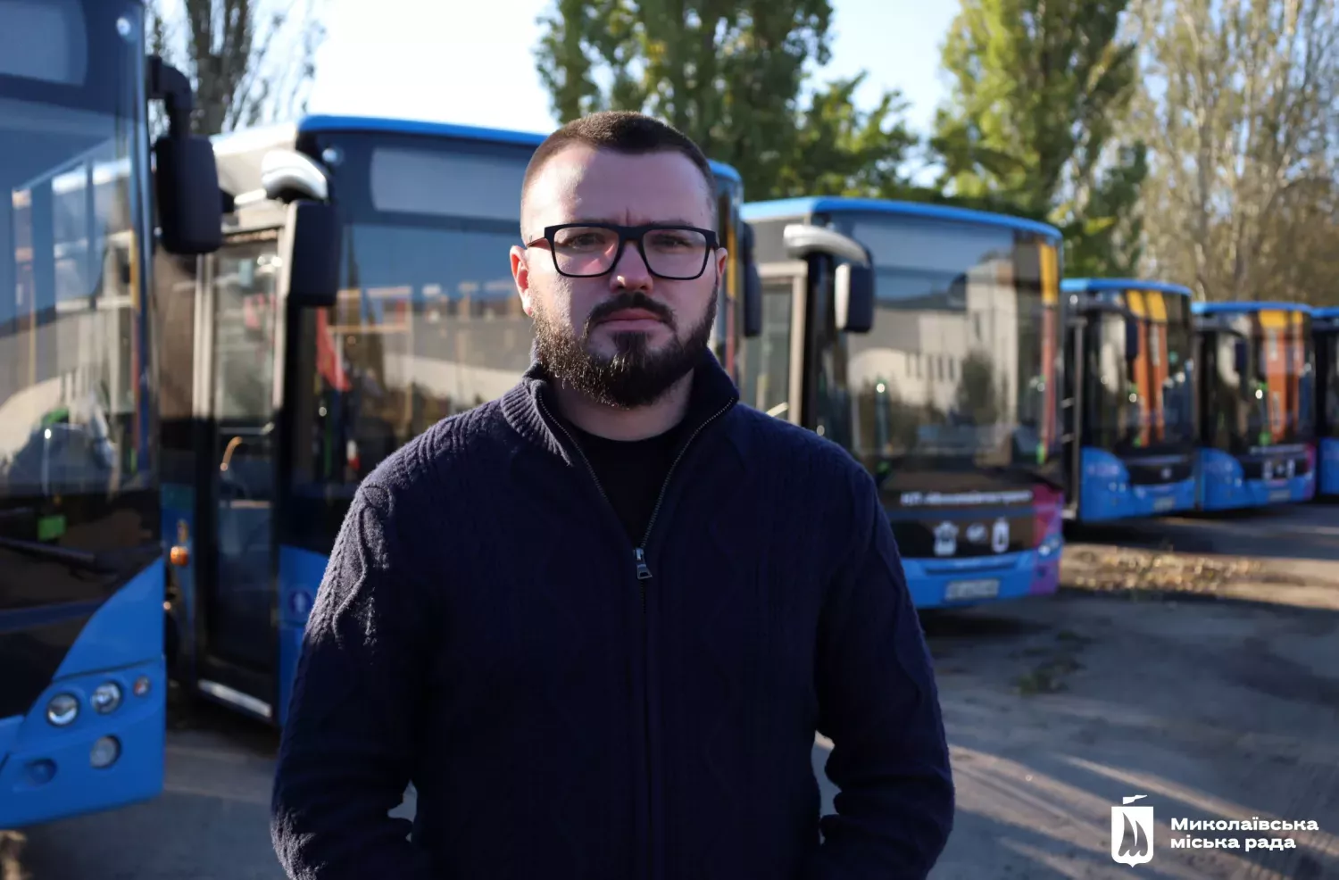 Директор КП «Миколаївпастранс» Дмитро Тесленко. Фото: Миколаївська міська рада