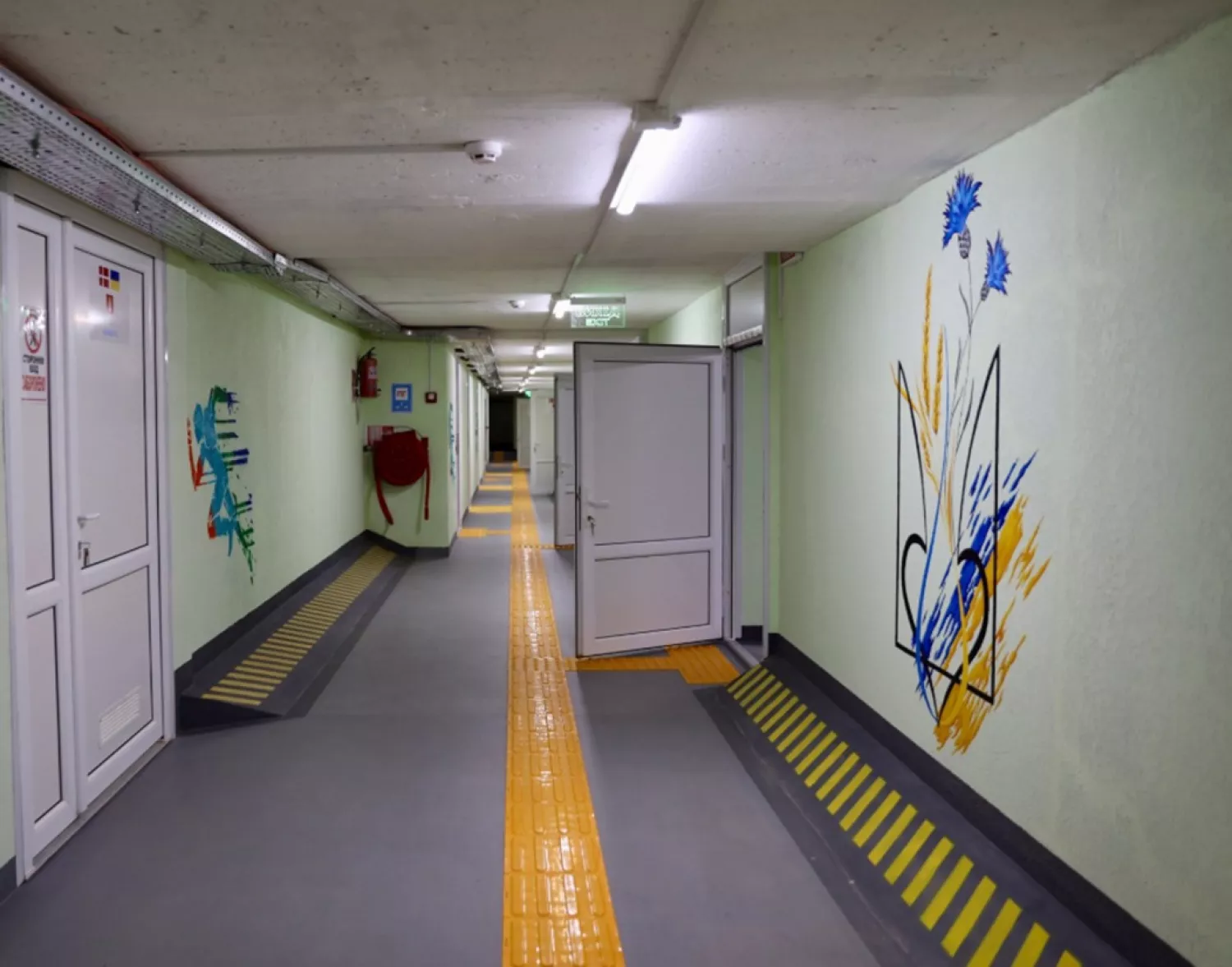 У Баштанці відкрили два сучасні шкільні укриття за підтримки Данії. Фото: Посольство Данії в Україні