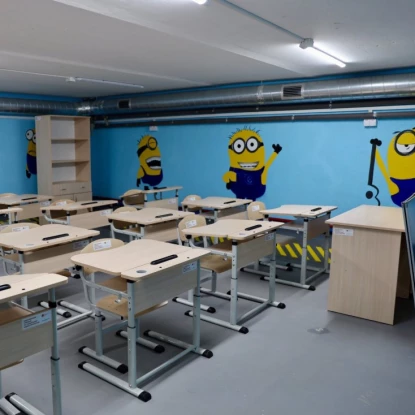 У Баштанці відкрили два сучасні шкільні укриття за підтримки Данії. Фото: Посольство Данії в Україні