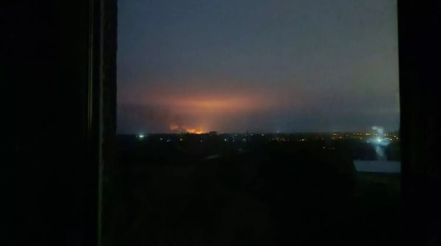 ССО і ракетні війська рознесли базу зберігання «Шахедів» у Донецьку. Фото: опубліковане пабліках РФ