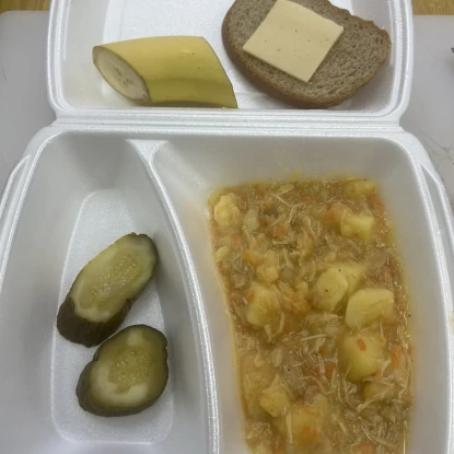 Шкільне харчування в ліцеї №40. Фото: Кorabelov.info