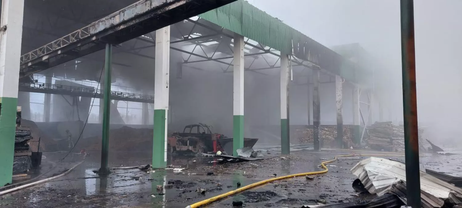 Росіяни вдарили по першій в Україні великій ТЕС на біомасі. Фото: Андрій Гріненко