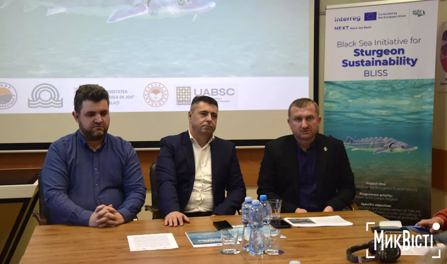 У Миколаєві презентували природоохоронний проєкт BLISS із збереження осетрових. Фото: «МикВісті»