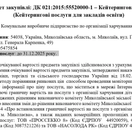 Скриншот документації, опублікованої в системі публічних закупівель ProZorro